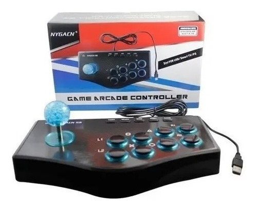 Joystick Arcade Gamepad Por Usb Pc/ps2/ps3/smart Tv/android