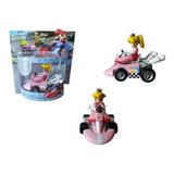 Figura De Mario Kart Personaje Princesa Peach A Friccion X1