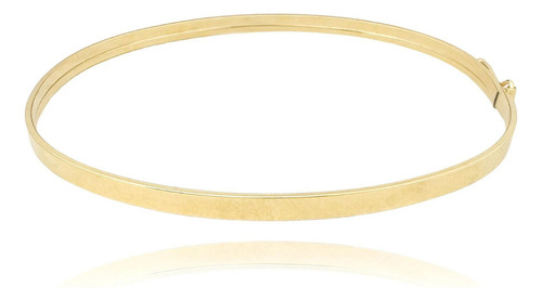 Bracelete De Ouro 18k De 3mm Liso Ouro Puro