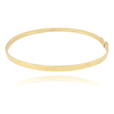 Bracelete De Ouro 18k De 3mm Liso Ouro Puro