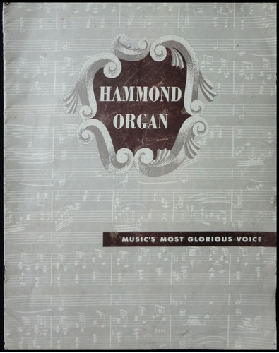 Antiguo Catálogo Hammond Organ. Año 1950. 23134