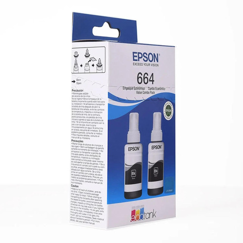 Pack Botellas De Tinta X2 Epson T664