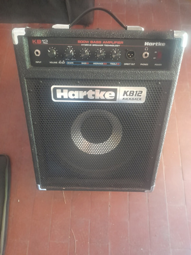 Combo Hartke 500w Como Nuevo Con Funda Estuche. 