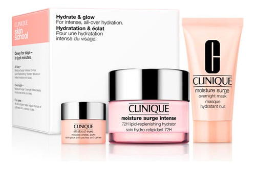 Kit De Tratamientos Clinique Hydrate & Glow Set