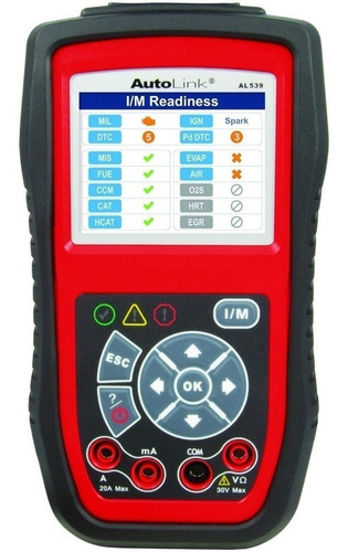 Sistema De Analisis Automotriz Autel Al539 Obdii