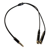 Splitter Stereo 3.5mm Plug 2 Salidas, 23cmFactura/boleta