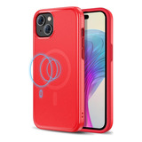 . Funda Mybat Fuse Con Magsafe Para iPhone 15 - Roja