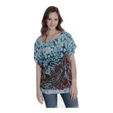 Remera Blusa Importada Estampada Lanilla Mandalas