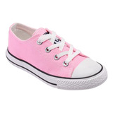 Zapatilla Infantil De lona Urbana Casual - Rosa - 7194