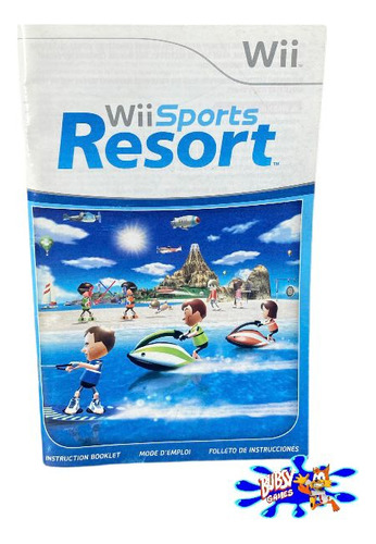 Wii Sports Resort Nintendo Wii Manual De Instrução 