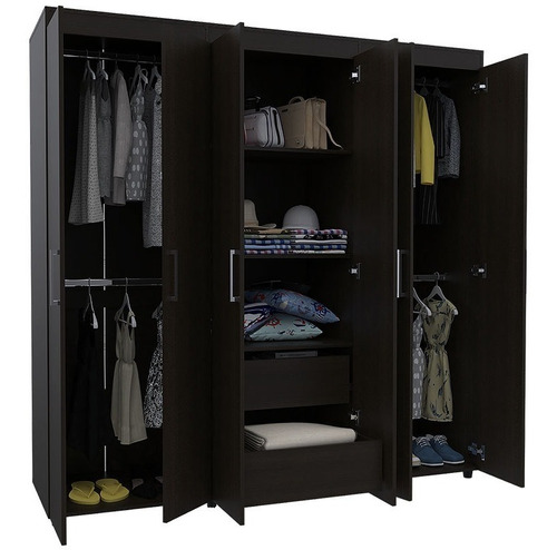 Closet Grande Wengue, Amplios Espacios Med. 181x180x51