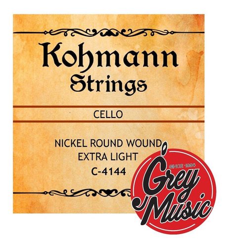 Cuerda Suelta Kohmann 4ra Do C De Cello 4/4 Kc4144
