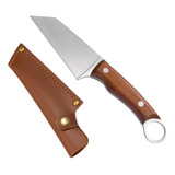 Cuchillo Carnicero Caza Deshuesado Acampar Forjado Msg647