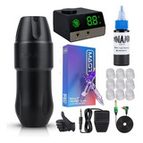 Kit Tatuar Maquina Mast Tour Pro Tinta Dynamic Fuente Dual