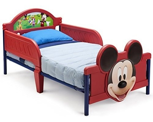 Delta Mickey Mouse Plastic 3d Cama Infantil Transición Niños