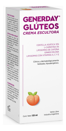 Generday Glúteos Escultora X 125 Ml. Directo De Fábrica