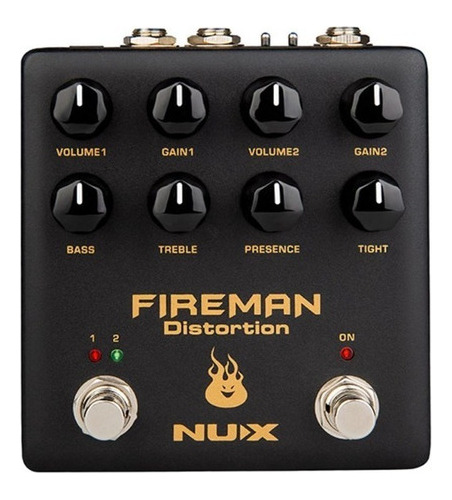 Pedal Guitarra Nux Nds-5 Fireman Distortion Prm Prm
