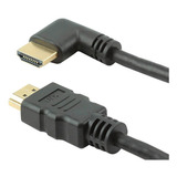 Cabo Hdmi 90 Graus 2.0 4k 19 Pinos Chipsce 5 Metros