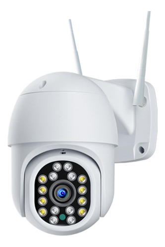 Câmera De Segurança Marques Imports 8188 Ftv Speed Dome Com Resolução De 1080p Visão Nocturna Incluída Branca