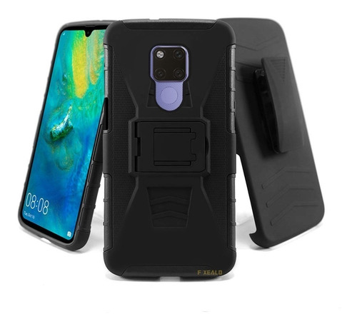 Funda Compatible Huawei Honor Rudo Con Clip Protector Extra