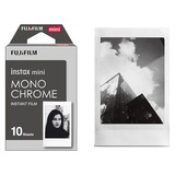 Filme Instax Mini Instantâneo Fujifilm Mono Chrome 10 Fotos 