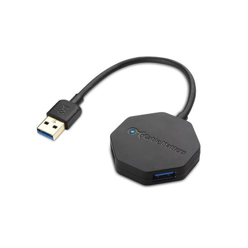 Mini Concentrador Usb De 4 Puertos