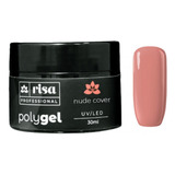 Poligel Risa Lançamento Pote 30g Riza Polygel Nude Cover