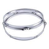 2 Piezas Solid 6 Lug Drum Hoop Snare Side Hoop (10 Pulgadas