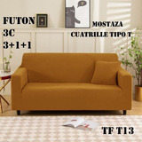 Fundas Sillon Sofa Texturizada Y Elasticadas 3 Cuerpos |4