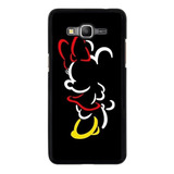 Funda Para Samsung Galaxy Minnie Mouse Disney Silueta Neg