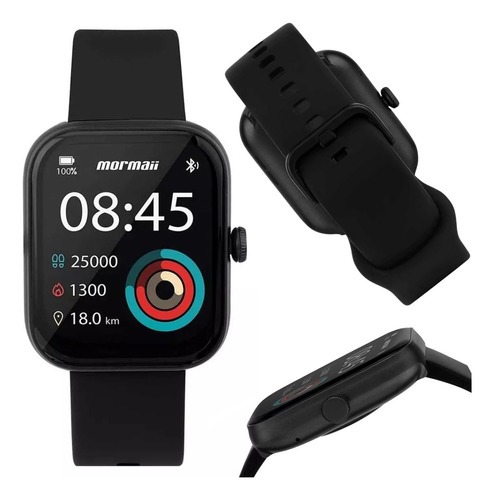 Relógio Smartwatch Mormaii Life Ultra Preto - Molifeuaa/8p