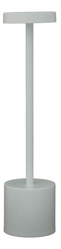 Lampara Velador Metal Recargable Moderno 8x34cm 3 Tonos