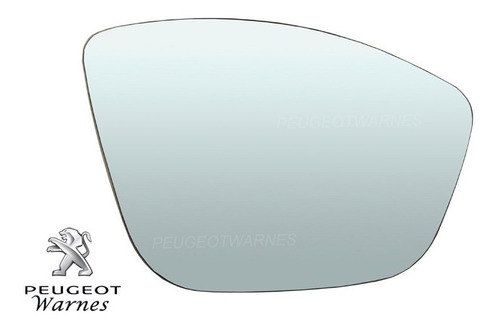 Vidrio De Espejo Sin Base Derecho Para Peugeot 208