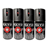 Kit 04 Spray De Pimenta Nato Black 40ml Cada! Frete Grátis!