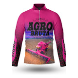 Camisa Camiseta Agro Agricultura Feminina Dry Fit Uv50+ 