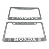 Par De Porta Placas Honda Civic Hrv Crv Fit Pilot Odyssey