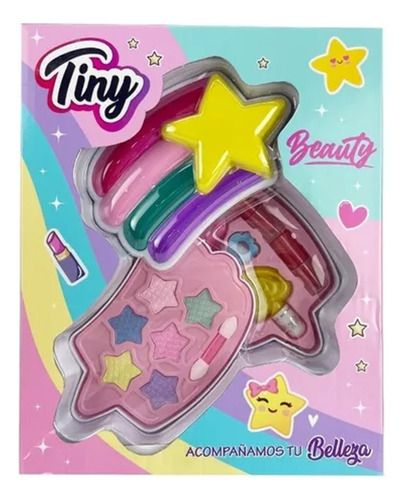 Maquillaje Infantil Set Estrella Fugaz Tiny 2 Divisiones