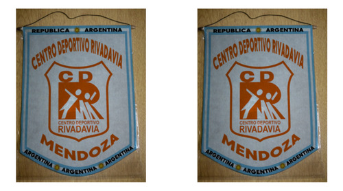 Banderin Chico 13cm Centro Deportivo Rivadavia Junin