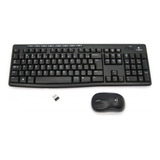 Kit Teclado/mouse Sem Fio Logitech Mk270