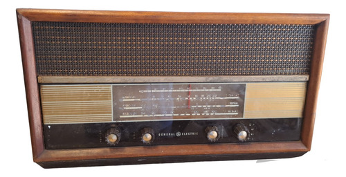 Radio Antigo Ano 1940 Valvulas General Eletric 4 Faixas A M 