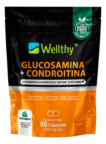 Glucosamina + Condroitina + Msm. 90 Cápsulas