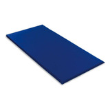 Colchonete Solteiro D23 Napa Azul Impermeável Lavável (78x1
