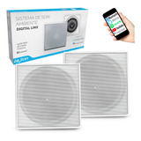 4 Kits Caixas Sistema Som Ambiente Bluetooth  Ativa+passiva