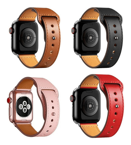 Correa De Cuero Para Apple Watch 