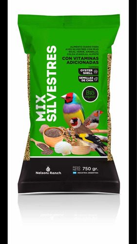 Mix Silvestre Packs 5unid X750g C/u Mezcla Semillas Aves
