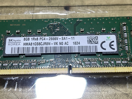 Sk Hynix 8gb 1rx8 Pc4-2666v-se1-11