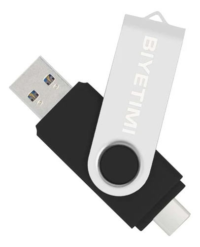 Pendrive 2 Em 1 128gb Usb2.0 Tipo C E Micro Usb