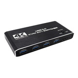 Interruptor Kvm 4k Usb 3.0 Conmutador Compatible Con Hdmi