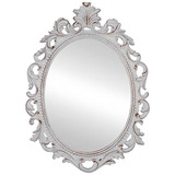 Espejo Ovalado Decoración   Chic, 18.3 X 13 Pulgadas, ...