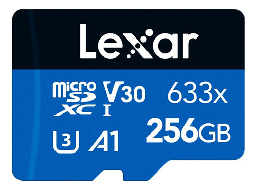 Tarjeta Micro Sdxc De Lexar 633 X 256 Gb, Velocidad De Hasta